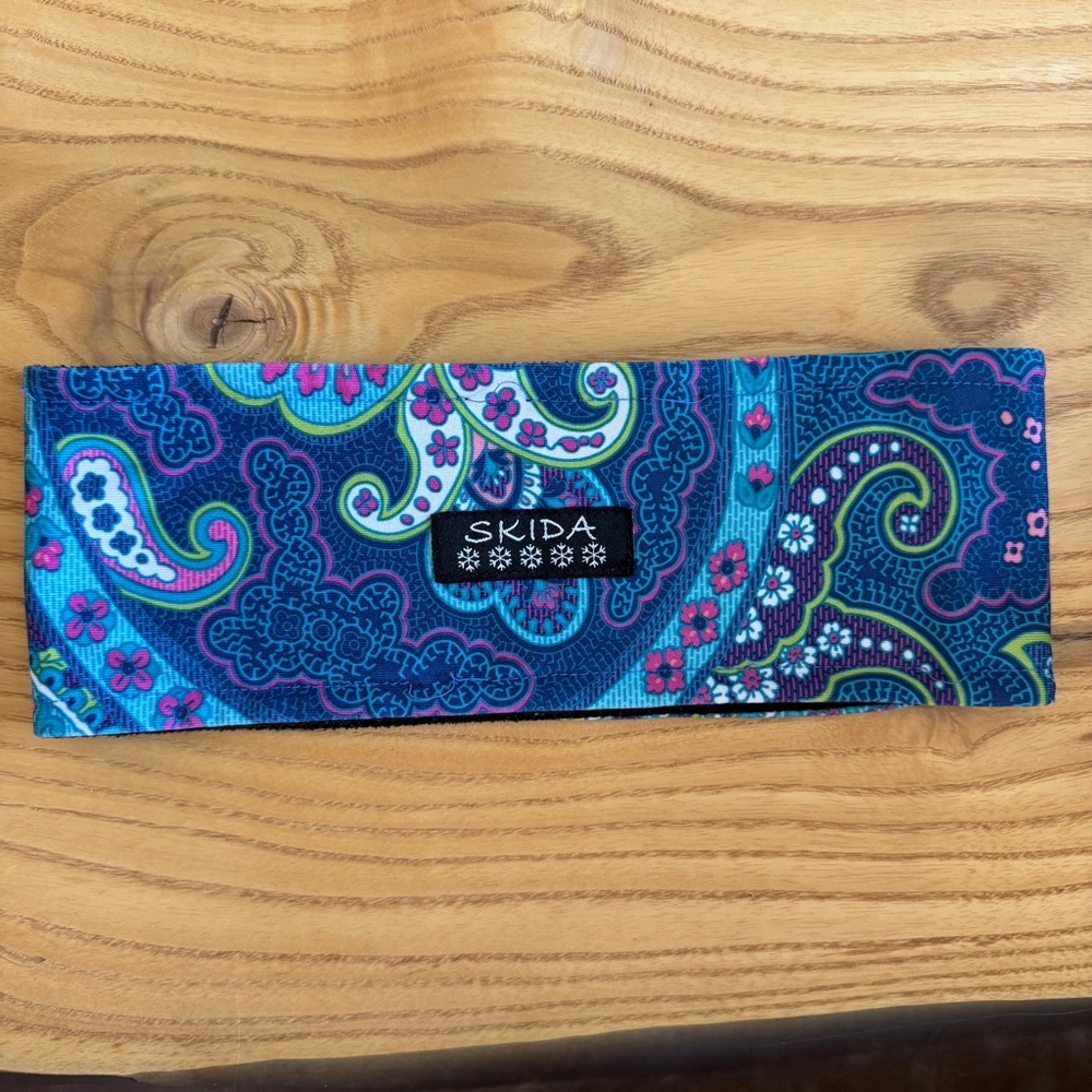 Skida Blue Paisley Headband